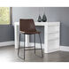 Cal 39.5 inch Antique Brown Counter Stool, Set Of 2
